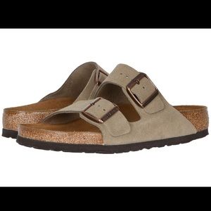 Brand New Birkenstocks - Arizona Taupe Suede